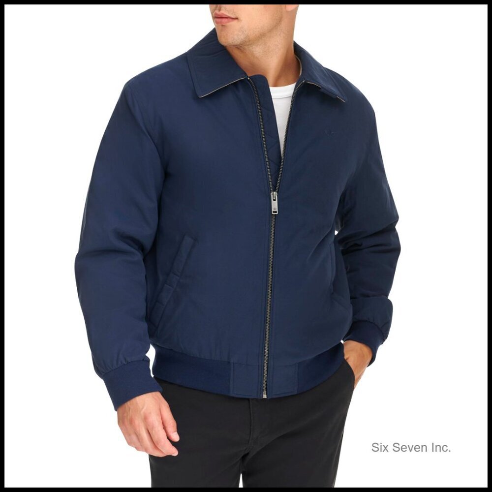 Microtwill Golf Bomber Jacket Lightweight Performance Active Sporty Style